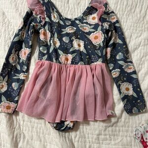 Cheeky Plum Floral and Pink Dress